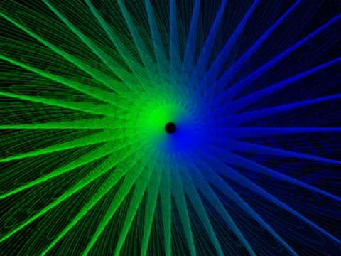 Shimmering Vortex Loop VGA Stock Footage 10570548