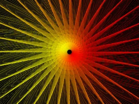Shimmering Vortex Loop VGA Stock Footage 10570573