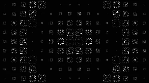 Shimmering wave. Animation. Achromatic background. Video stock 160851435