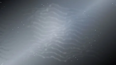 Shimmering waves create motion in dark background with light effects Stock Footage 336995294