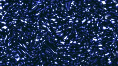Shimmering waves of deep blue fluid captivating the eyes in motion Stock Illustration
