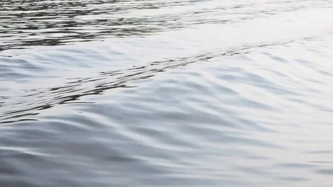Shimmering Waves from Motorboat Stock Footage 75825898
