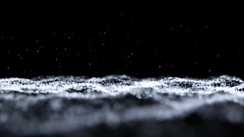 Shimmering white particles 库存影片 343335100