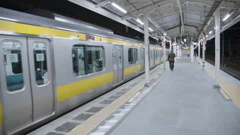 Shin Okubo Platform Stock Footage 139851389