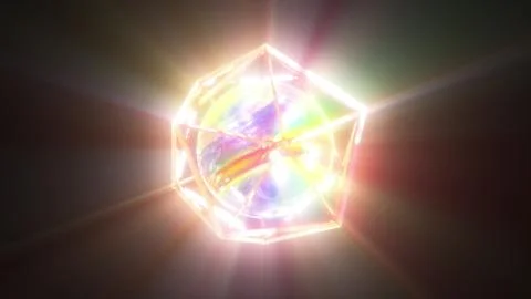 Shine 3d object Illustrazione stock
