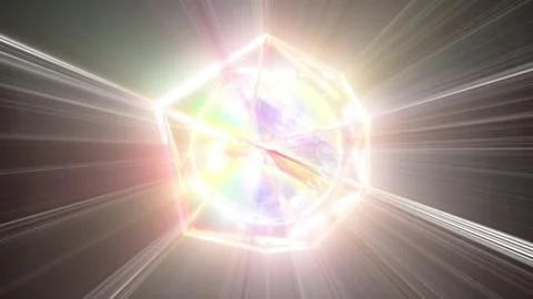 Shine 3d object Illustrazione stock