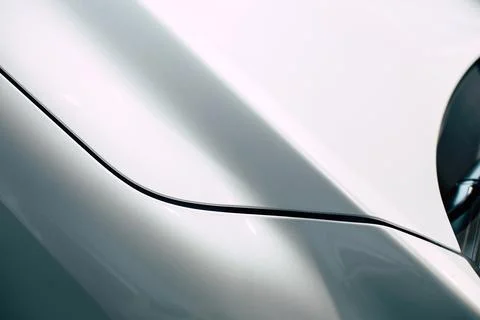 Shine and texture of a car close-up Stock Photos