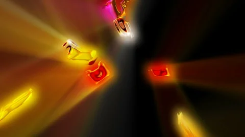 Shine blob colours Video stock 95312720