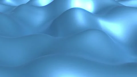 Shine Blue Metallic wave abstract bg able to loop endless Stock Footage 335763909