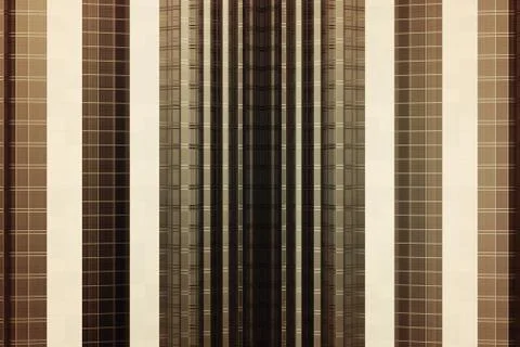 Shine glass facade Illustrazione stock