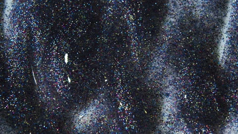 Shine glitter fluid metallic blue color. Stock Footage 260389206