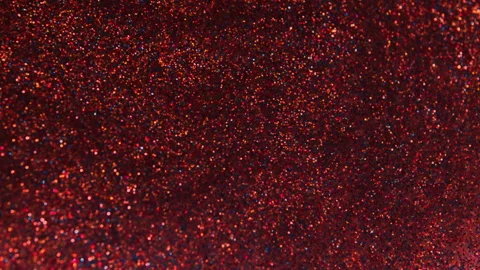 Shine glitter fluid metallic red color paint.  Stock Footage 270081885