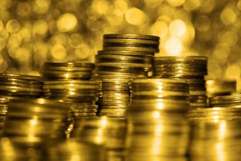 Shine of gold Foto stock