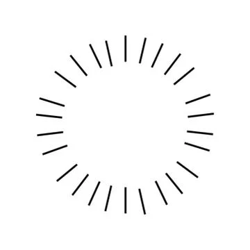 Shine icon on white Stock Illustration