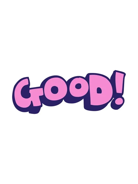 Shine light effect animation of cartoon doodle word good Stock Footage 324051648
