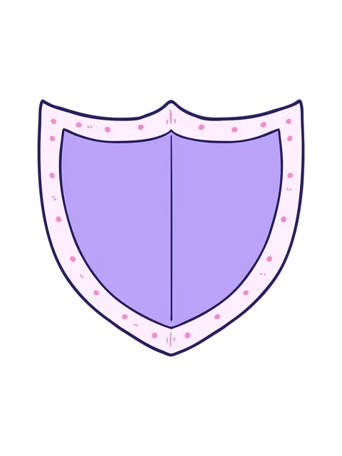 Shine light effect animation of cartoon shield design Stock Footage 324376745