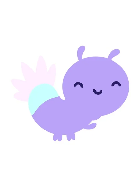 Shine light effect animation of cartoon firefly bug Stock Footage 324388703