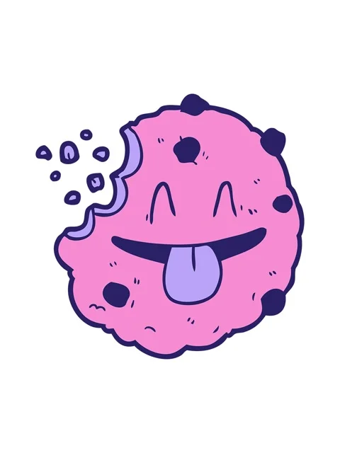 Shine light effect animation of cartoon doodle of cookie Stock Footage 324477719