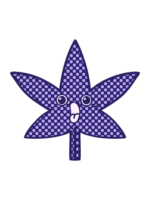 Shine light effect animation of comic book style cartoon of a marijuana leaf Stock Footage 324242514