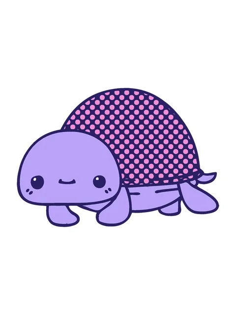 Shine light effect animation of comic book style quirky cartoon turtle Stock Footage 324246817