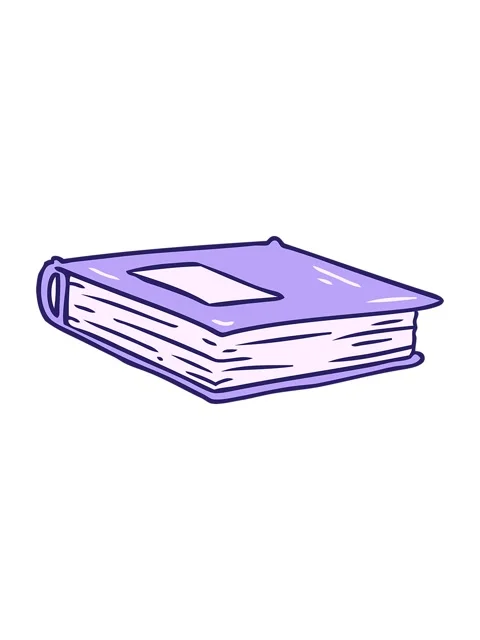 Shine light effect animation of hand drawn cartoon doodle of a red journal Stock Footage 324260160