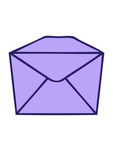 Shine light effect animation of hand drawn quirky cartoon parcel Stockbeeldmateriaal 324439241