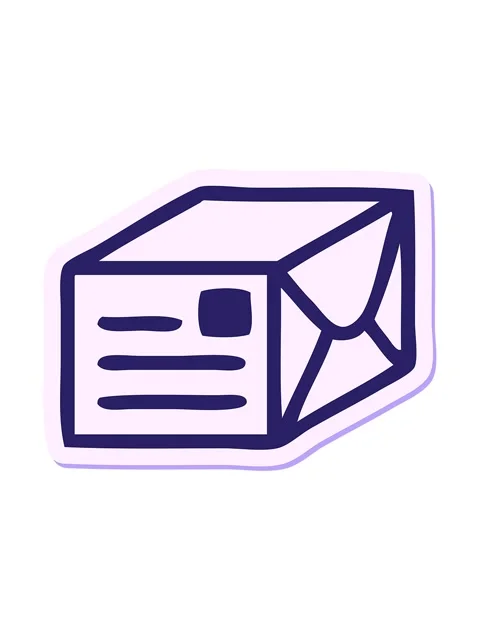 Shine light effect animation of sticker of a cute cartoon paper parcel 스톡 동영상 324142267