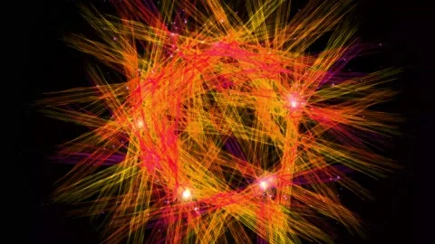 Shine light particle animation motion graphics Stock Footage 196966177