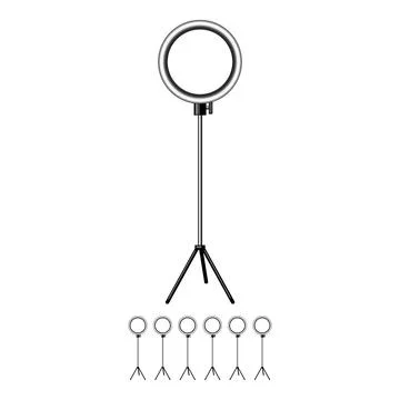 Shine light ring cartoon vector graphic Stock Illustration