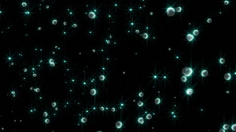 Shine round bubble particle loop animation Stock Footage 148647376