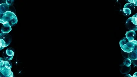 Shine round bubble particle loop animation Stock Footage 148647806