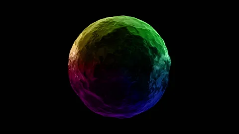Shine round bubble particle loop animation Vídeos de archivo 148650208