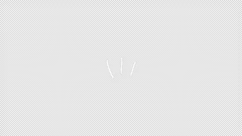 Shine Sketch Style Alpha Animation Stock Footage 242511778