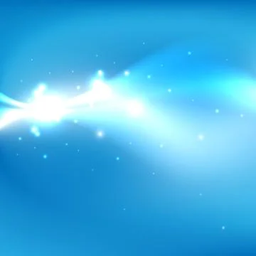 Shine in the space. with place for text Illustrazione stock