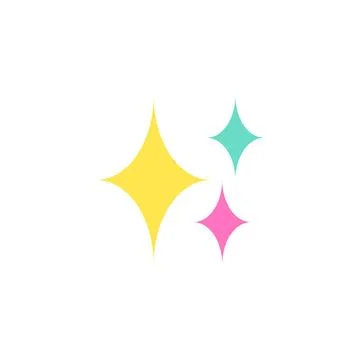 Shine star sparkle icon. Vector illustration design. Stock Illustration