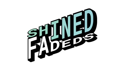 SHINED vs FADEDS, 3D Text Animation in Isometric View with Opposite Word Motion Stock Footage 314263997
