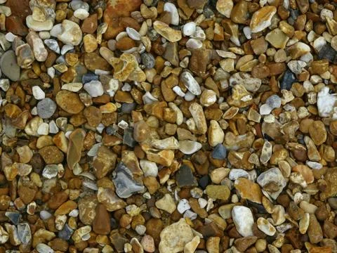 Shingle Beach Pebbles Background Stock Photos