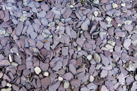 Shingle or gravel background of stones and pebbles Stock Photos