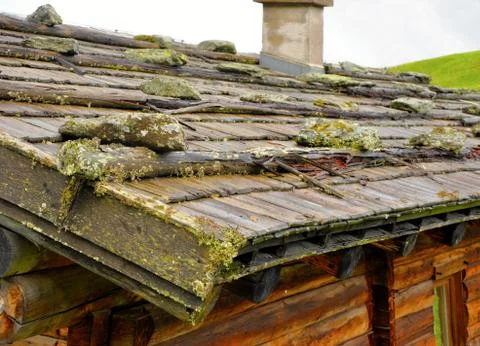 Shingle roof Stock Photos
