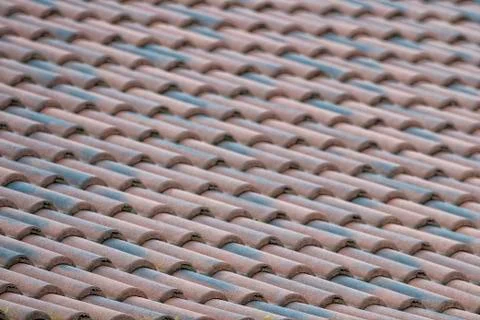 Shingle roof texture background pattern Stock Photos