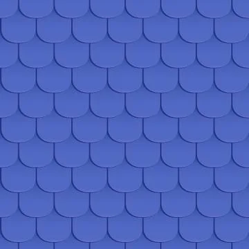 Shingles roof seamless pattern Stock Illustration
