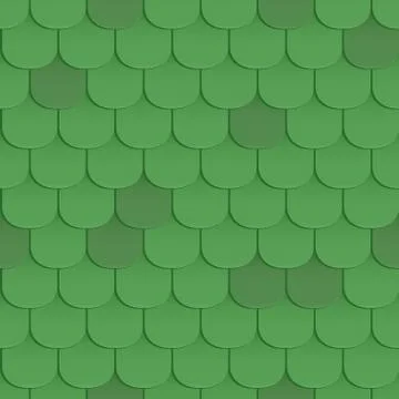 Shingles roof seamless pattern イラスト素材