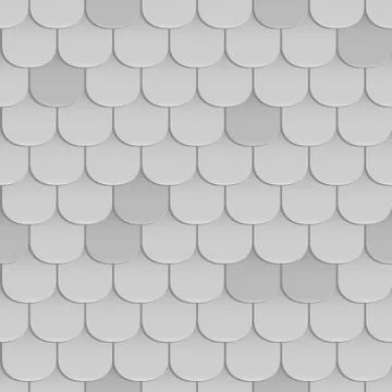Shingles roof seamless pattern イラスト素材
