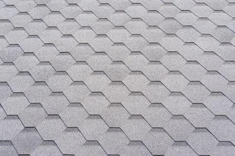 Shingles texture - close up view of asphalt roofing shingles Foto stock