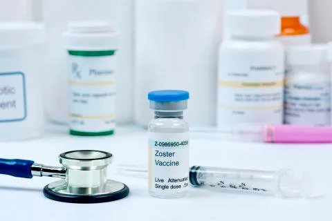 Shingles vaccine Stock Photos