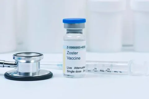 Shingles vaccine Stock Photos