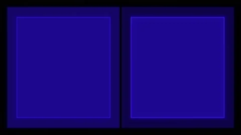 Shining 2 squares divide the screen into two parts. Stock Footage 134968319