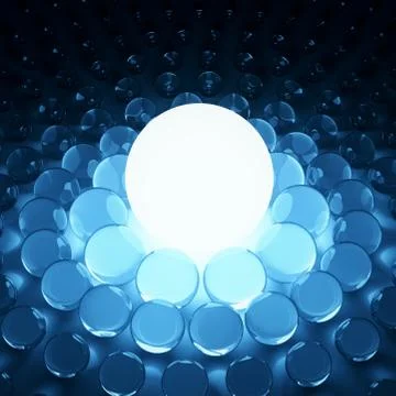 Shining 3d glass background Stock Illustration