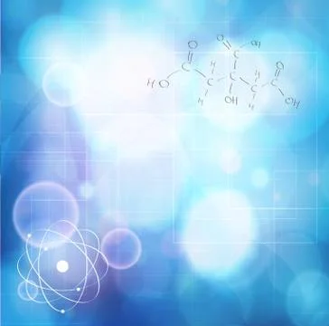 Shining atom vector Stock Illustration