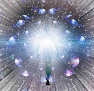 Shining aura Stock Illustration